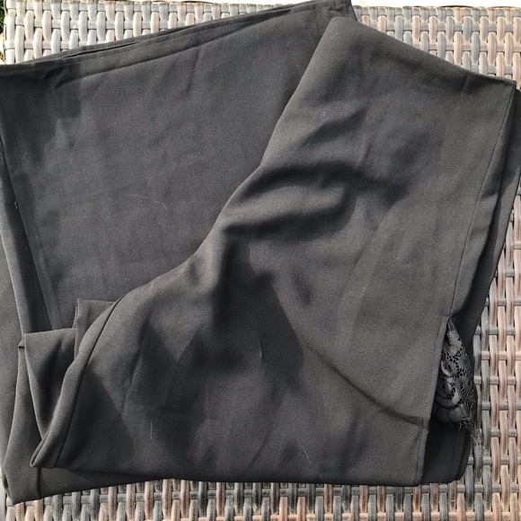 NWOT High Waisted Wide Leg Split Pant - Picture 3 of 7